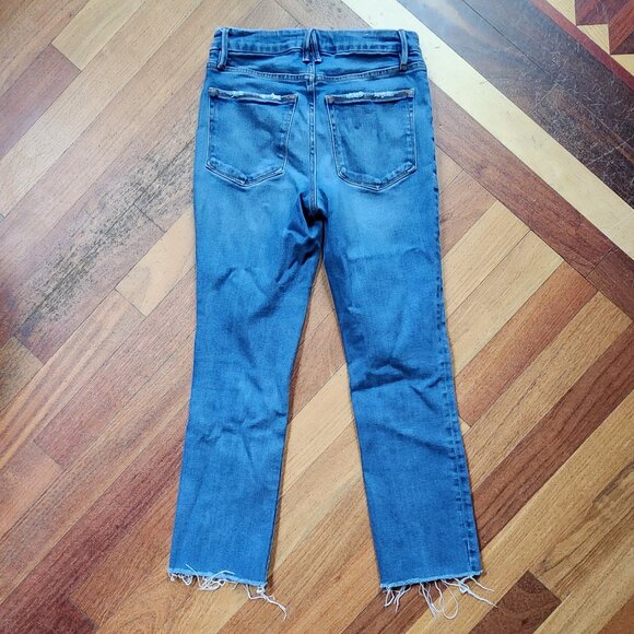 Good American Medium Wash Straight Leg Jeans Size 2/26 - Picture 15 of 16